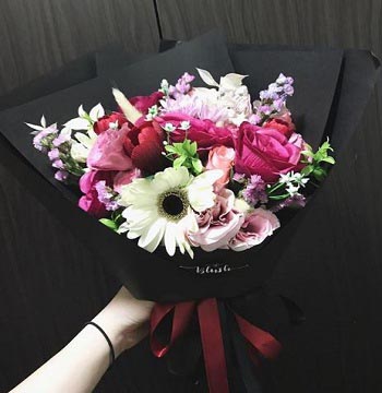 A bouquet of flowers